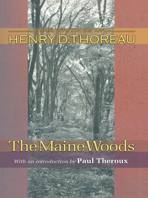 cover image of The Maine Woods